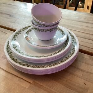 Vintage Spring Blossom Corelle dinnerware